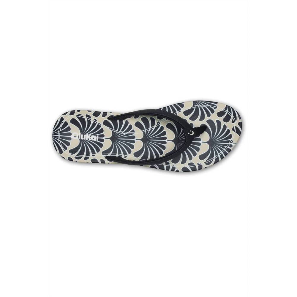 NEW OLUKAI women's ‘uiki sandals in black / pa'i - Picture 4 of 4